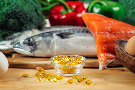 항산화, 오메가-3 성분 섭취