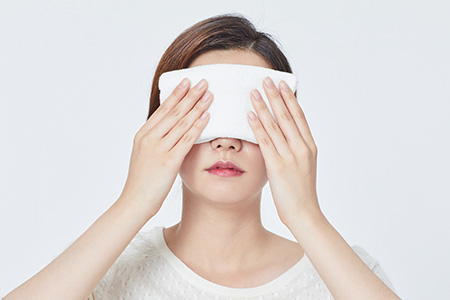 충분한 눈 휴식